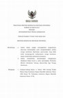 Research paper thumbnail of PERATURAN MENTERI KESEHATAN REPUBLIK INDONESIA NOMOR 58 TAHUN 2016 TENTANG SPONSORSHIP BAGI TENAGA KESEHATAN .pdf