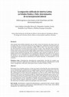 Research paper thumbnail of La migración calificada de América Latina en Estados Unidos y Chile: determinantes de su incorporación laboral