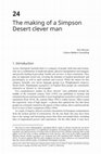 Research paper thumbnail of The making of a Simpson Desert clever man