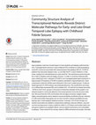 Research paper thumbnail of Community Structure Analysis of Transcriptional Networks Reveals Distinct Molecular Pathways for Early- and Late-Onset Temporal Lobe Epilepsy with Childhood Febrile Seizures