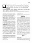 Research paper thumbnail of Potential Unintended Consequences Due to Medicare’s “No Pay for Errors Rule”? A Randomized Controlled Trial of an Educational Intervention with Internal Medicine Residents