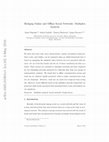 Research paper thumbnail of Bridging Online and Offline Social Networks: Multiplex Analysis