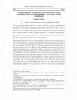 Research paper thumbnail of RESPONSIBILITY TO PROTECT AND HUMANITARIAN INTERVENTION: A STEP FORWARD, AND THEN A STEP BACKWARD