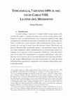 Research paper thumbnail of TOSCANELLA, 7 GIUGNO 1495: IL SACCO DI CARLO VIII. LA FINE DEL MEDIOEVO