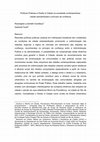 Research paper thumbnail of Políticas Públicas e Direito à Cidade na sociedade contemporânea: cidade standardizada e princípio da confiança