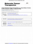 Research paper thumbnail of Calpain-mediated integrin deregulation as a novel mode of action for the anticancer gallium compound KP46