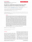 Research paper thumbnail of Hsa-miR-375 is differentially expressed during breast lobular neoplasia and promotes loss of mammary acinar polarity