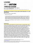 Research paper thumbnail of Information System for Visualizing User Research to Lead Innovation