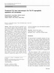 Research paper thumbnail of Transoral CO2 laser microsurgery for Tis-T3 supraglottic squamous cell carcinomas