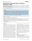 Research paper thumbnail of Novel African Trypanocidal Agents: Membrane Rigidifying Peptides