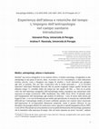 Research paper thumbnail of Esperienza dell'attesa e retoriche del tempo L’impegno dell’antropologia nel campo sanitario Introduzione