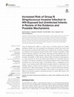 Research paper thumbnail of Increased Risk of Group B Streptococcus Invasive Infection in HIV-Exposed but Uninfected Infants: A Review of the Evidence and Possible Mechanisms