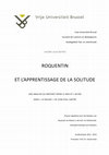 Research paper thumbnail of Roquentin et l’apprentissage de la solitude : une analyse du rapport entre le moi et l’autre dans « La Nausée » de Jean-Paul Sartre