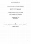 Research paper thumbnail of Community Variations in Crime: A Spatial and Ecometric Analysis Wave 3: Technical Report No. 1 Study Methods and Basic Statistics