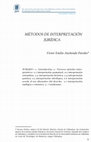 Research paper thumbnail of METODOS DE INTERPRETACION JURIDICA REVISTA