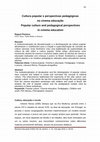 Research paper thumbnail of Cultura popular e perspectivas pedagógicas no cinema educação Popular culture and pedagogical perspectives in cinema education