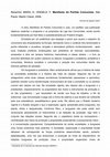 Research paper thumbnail of Resenha: MARX, K.; ENGELS, F. Manifesto do Partido Comunista (2009)