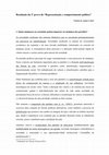 Research paper thumbnail of Resolução da 2ª prova de "Representação e Comportamento Político" nas Ciências Sociais (2012)