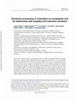 Research paper thumbnail of Emotional processing in Colombian ex-combatants and its relationship with empathy and executive functions