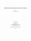 Research paper thumbnail of Disruptions and transformations: The influences of culture and community on pre-service music educators' occupational identities