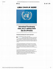 Research paper thumbnail of International Peacekeeping stinks, but it’s infinitely better than the alternative