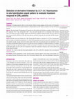 Research paper thumbnail of Detection of derivative 9 deletion by BCR-ABL fluorescence in-situ hybridization signal pattern to evaluate treatment response in CML patients