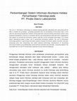 Research paper thumbnail of Perkembangan Sistem Informasi Akuntansi melalui Pemanfaatan Teknologi pada PT. Prodia Diacro Laboratories