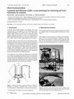 Research paper thumbnail of Short Communication Lysimeter Soil Retriever (LSR)—a new technique for retrieving soil from lysimeters for analysis