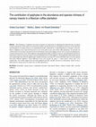 Research paper thumbnail of The contribution of epiphytes to the abundance and species richness of canopy insects in a Mexican coffee plantation