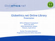 Research paper thumbnail of UNN International Conference: The Strategy Role of the Online Library in Globethics.net Business Model