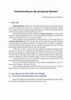 Research paper thumbnail of Homeschooling và việc áp dụng tại Việt Nam