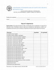 Research paper thumbnail of UNIVERSIDAD INTERAMERICANA DE PUERTO RICO RECINTO METROPOLITANO FACULTAD DE CIENCIAS Y TECNOLOGIA ESCUELA DE ENFERMERIA CARMEN TORRES DE TIBURCIO Hoja de Competencias