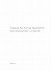 Research paper thumbnail of Treasure Act Annual Report 2012