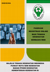 Research paper thumbnail of PANDUANREGISTRASI ONLINEBAGI TENAGAKESEHATANBERBASIS WEB.pdf