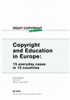 Research paper thumbnail of Copyright and Education in Europe: 15 everyday cases in 15 countries