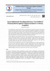 Research paper thumbnail of Sanat Eğitiminde Paradigmatik Kaos: Yeni Kültürel Potansiyellerin Eğitsel Uzlaşım Karakteri ve Direnç Tespitleri