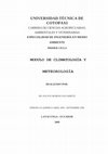 Research paper thumbnail of CLIMATOLOGÍA Y METEOROLOGÍA