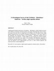 Research paper thumbnail of A chronological survey of the Friedman – Meiselman / Andersen – Jordan single equation debate