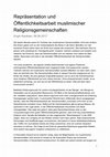 Research paper thumbnail of Reprasentation und Offentlichkeitsarbeit muslimischer Religionsgemeinschaften