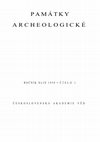 Research paper thumbnail of Radomír Pleiner: Úvaha o halštatsko-laténské sídlištní keramice severozápadních Čech. Podle nálezu chaty v Dobříčanech u Žatce / Erwägungen über die nordwestböhmische Siedlungskeramik der Hallstatt-Latànezeit