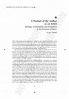 Research paper thumbnail of A Portrait of the Author as an Artist. Cantautori and Canzone d’autore: Ideology, Authenticity, Stylization”