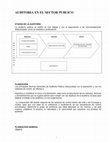 Research paper thumbnail of AUDITORIA EN EL SECTOR PUBLICO