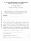 Research paper thumbnail of The four-dimensional Martínez Alonso–Shabat equation: Reductions and nonlocal symmetries