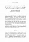 Research paper thumbnail of Sürdürülebilir Kalkınma İçin " Yavaş Şehirler Hareketi " Ve Tasarımın Katkısı: Seferihisar İçin Ulaşım Proje Çalışması/ Slow Cities Movement, Sustainable Development and the Role of Design: Transportation Project Works for Seferihisar