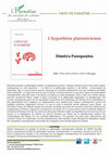 Research paper thumbnail of "L'hypothèse platonicienne", Collection Ouverture Philosophique, Éditions l'Harmattan, Mai 2017 (ISBN : 978-2-343-11534-4).