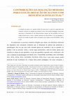 Research paper thumbnail of CONTRIBUIÇÕES DA AVALIAÇÃO MEDIADA PARA A ESCOLARIZACÃO DE ALUNOS COM DEFICIÊNCIA INTELECTUAL