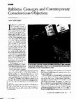 Research paper thumbnail of Rabbinic Concepts and Contemporary Conscientious Objection