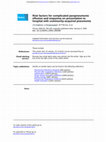 Research paper thumbnail of Risk factors for complicated parapneumonic effusion and empyema on presentation to hospital with ommunity-acquired pneumonia