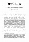 Research paper thumbnail of Pieni i social, deserte le urne