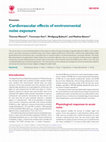 Research paper thumbnail of Cardiovascular effects of environmental noise exposure